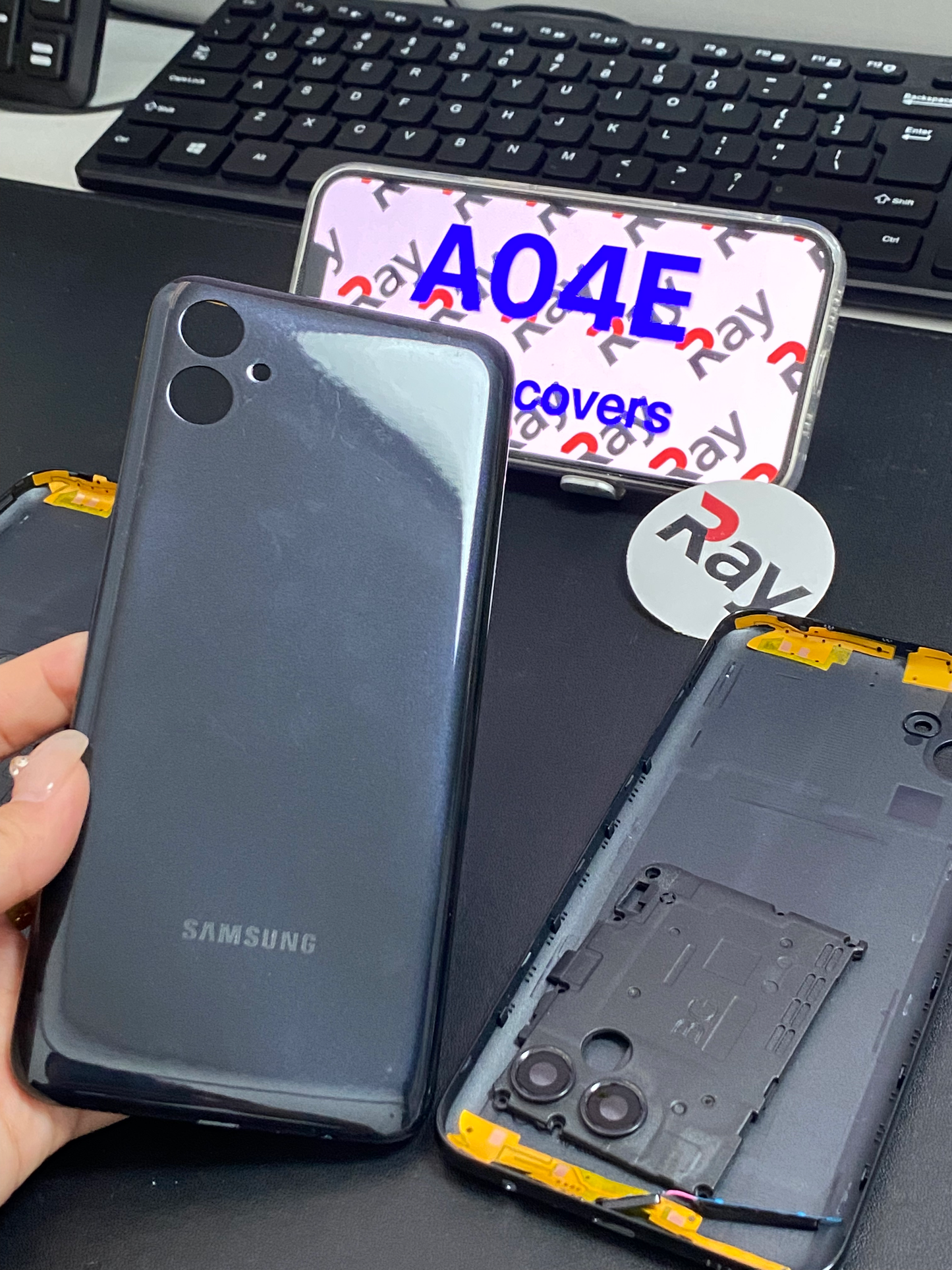 BACK COVER WITH CAMERA LENS SAMSUNG A04E