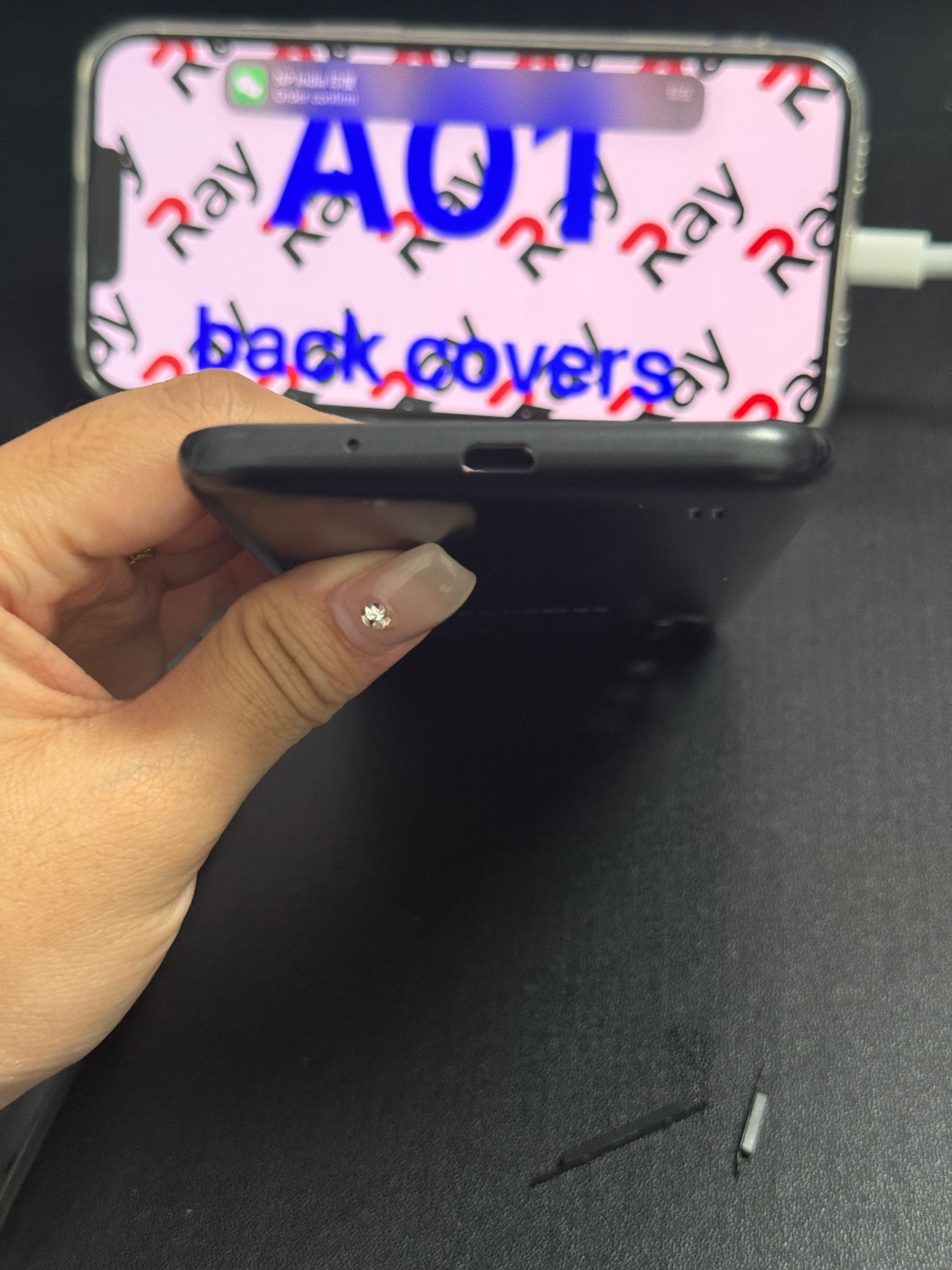 BACK COVER WITH CAMERA LENS SAMSUNG A01