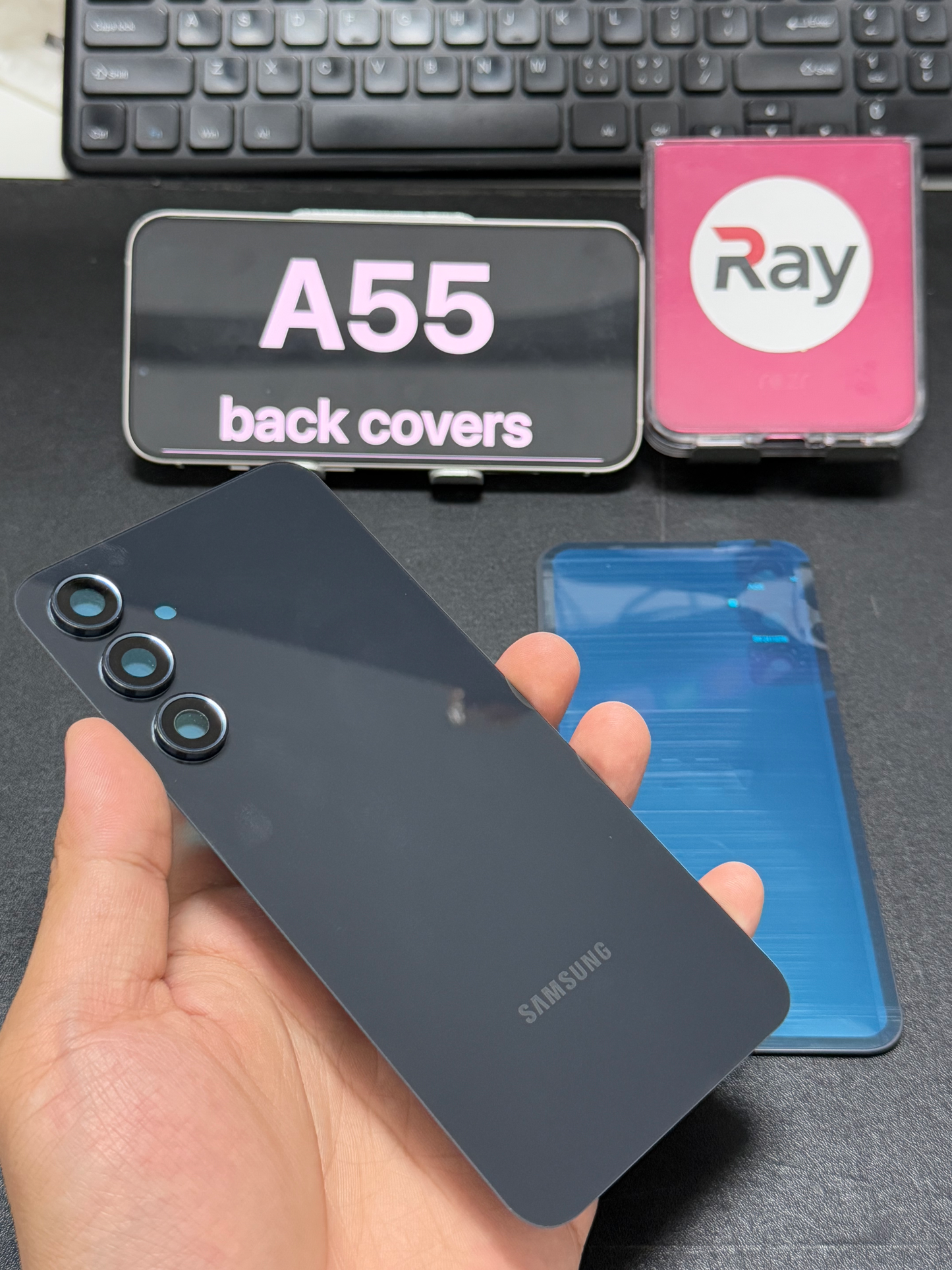 BACK COVER WITH CAMERA LENS SAMSUNG A55