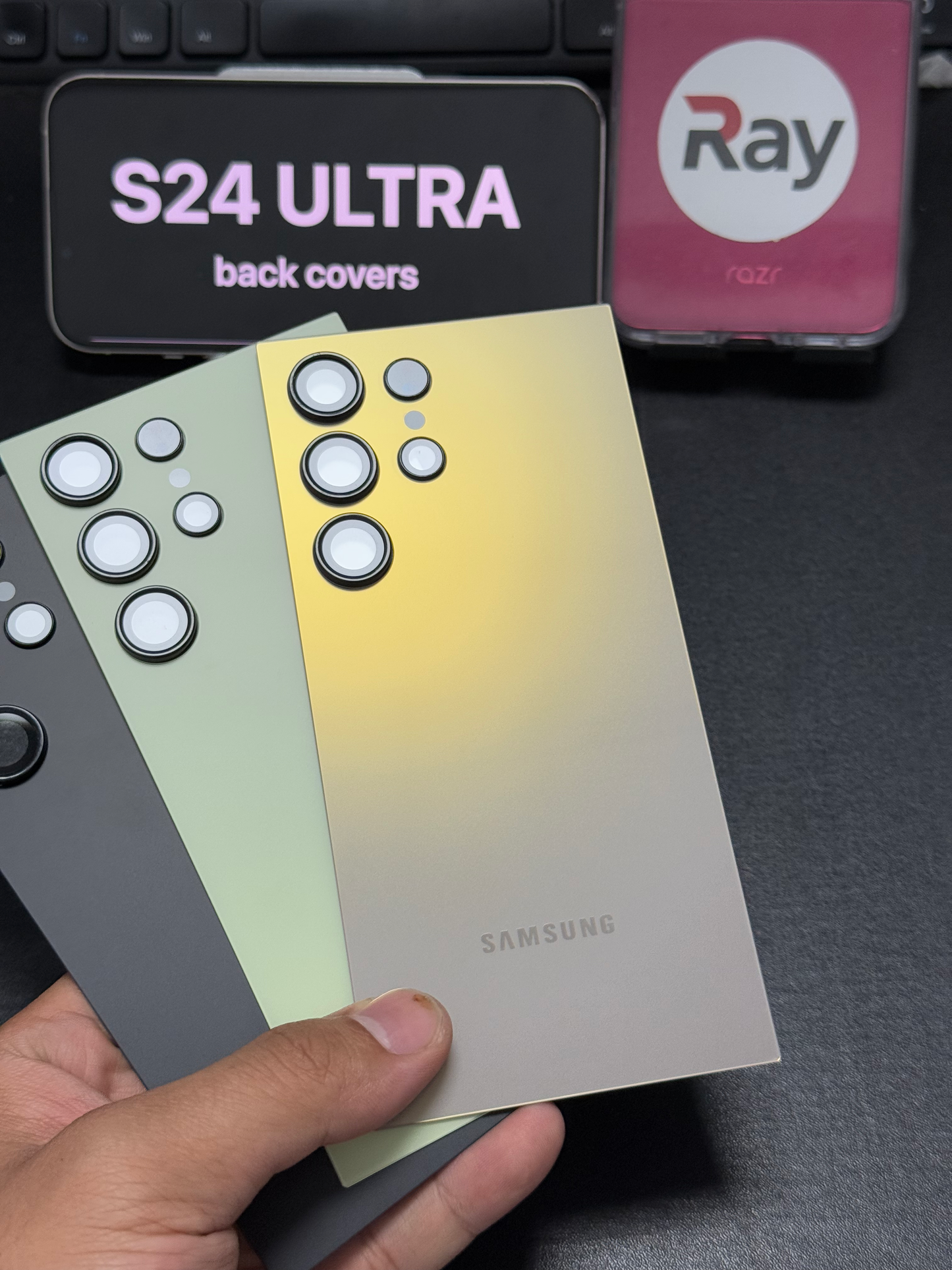 BACK COVER WITH CAMERA LENS SAMSUNG S24 ULTRA