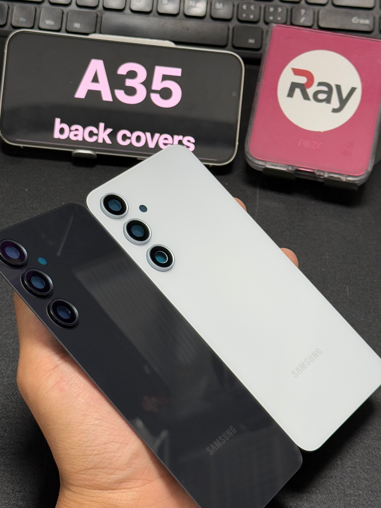 BACK COVER WITH CAMERA LENS SAMSUNG A35