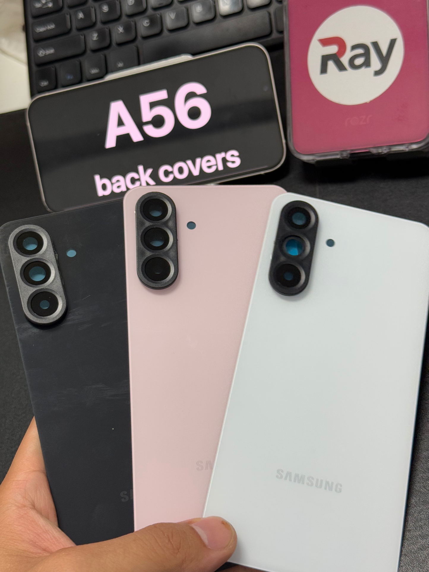 BACK COVER WITH CAMERA LENS SAMSUNG A56