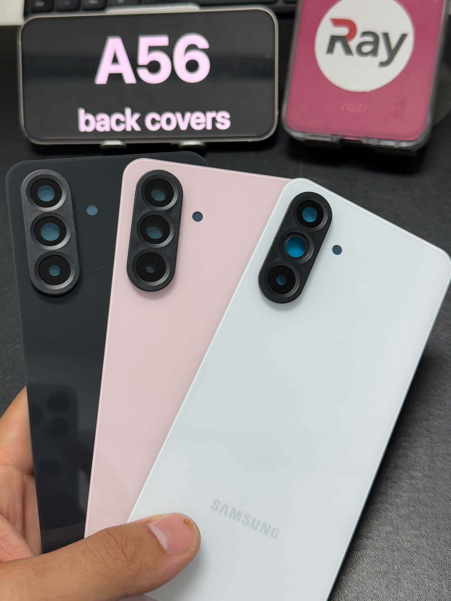 BACK COVER WITH CAMERA LENS SAMSUNG A56