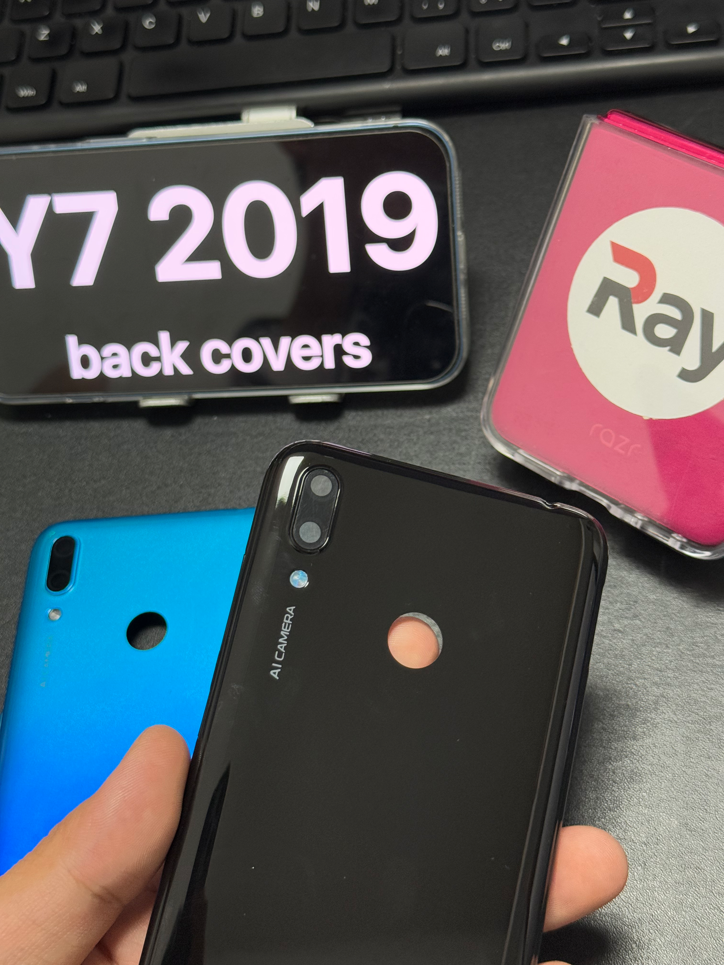 BACK COVER WITH CAMERA LENS HUAWEI Y7 2019