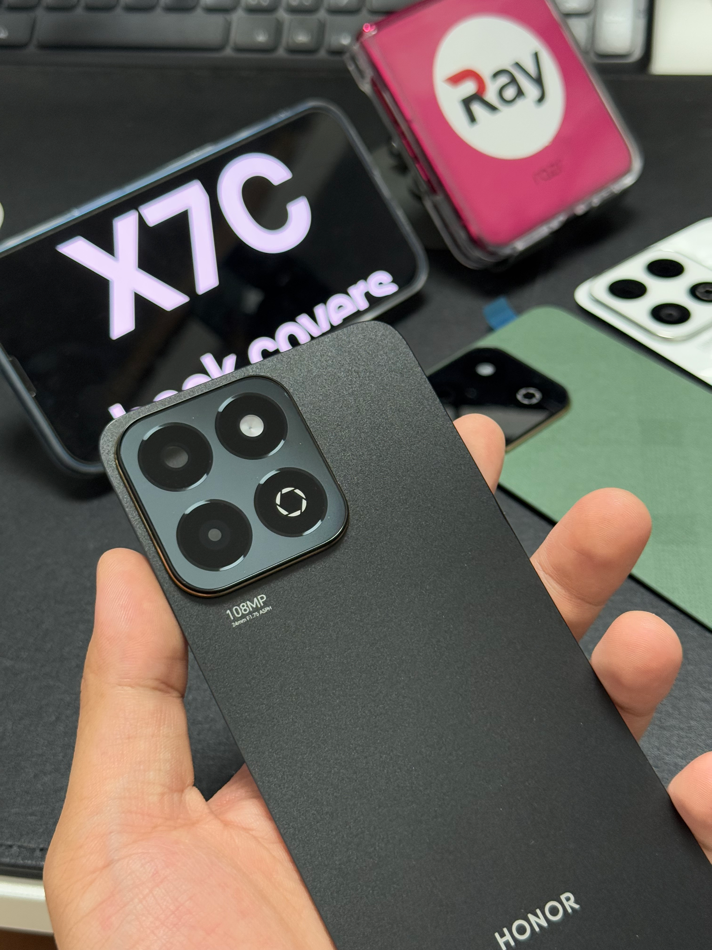 BACK COVER WITH CAMERA LENS HONOR X7C