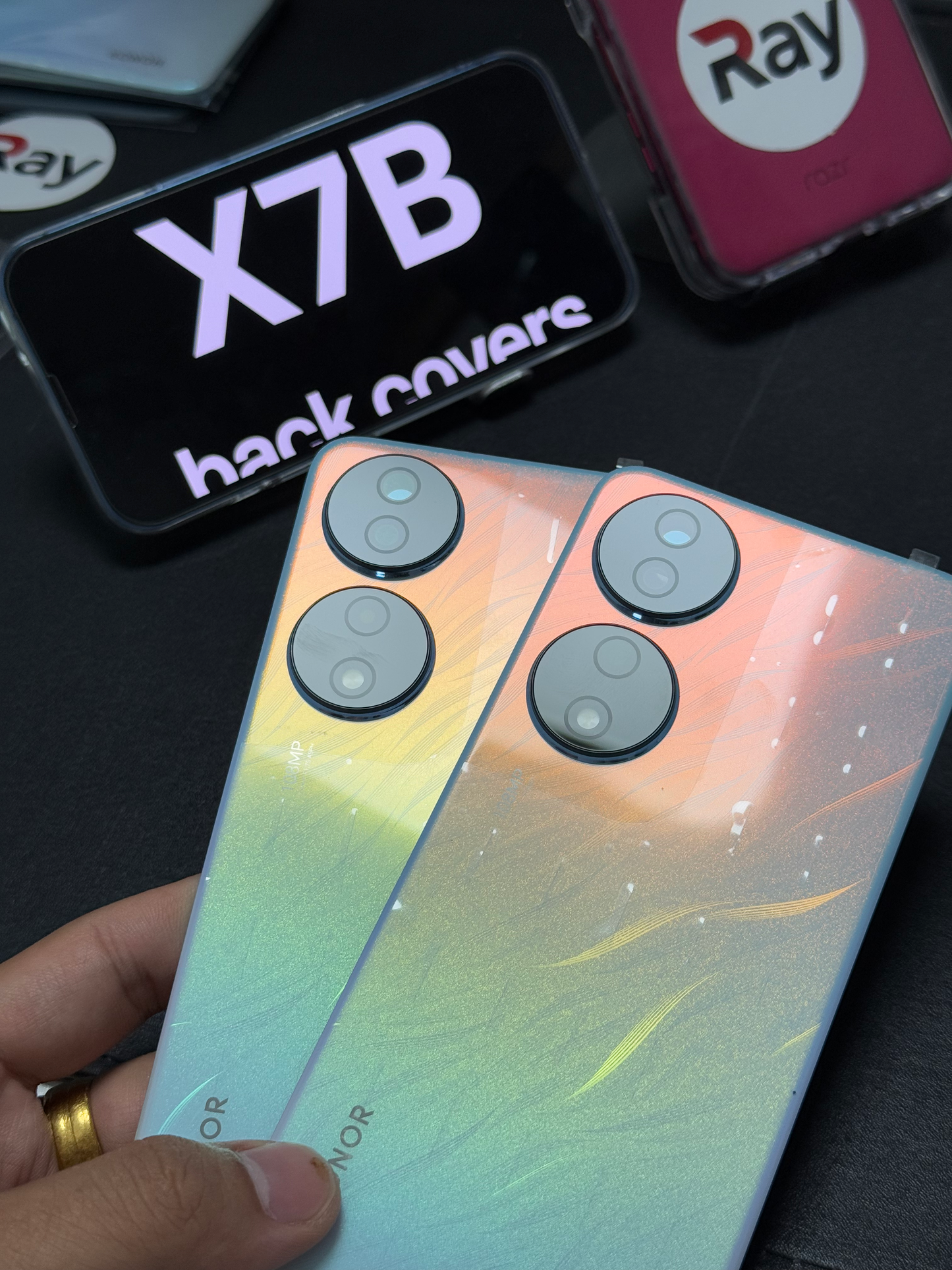 BACK COVER WITH CAMERA LENS HONOR X7B