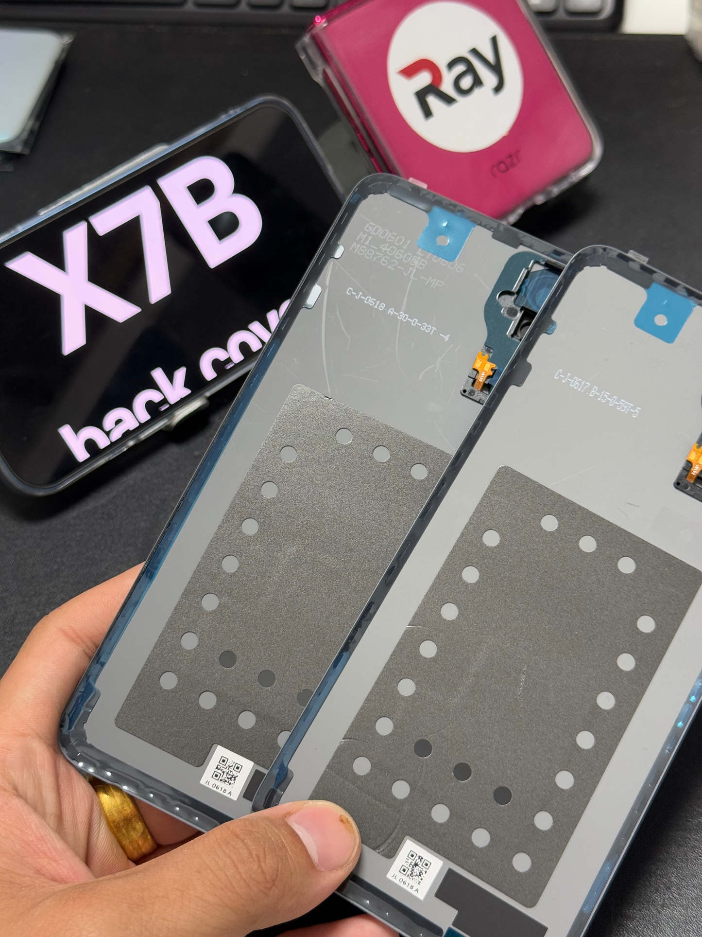 BACK COVER WITH CAMERA LENS HONOR X7B