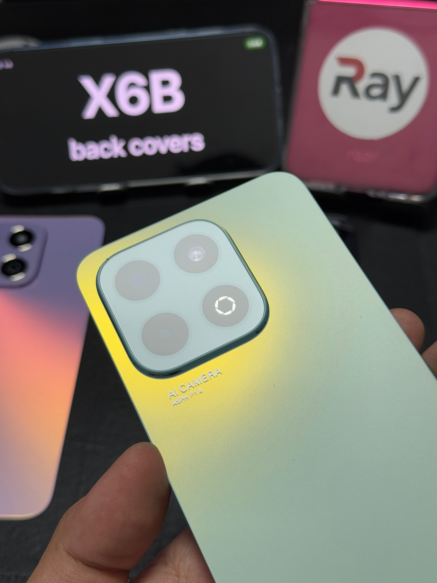 BACK COVER WITH CAMERA LENS HONOR X6B