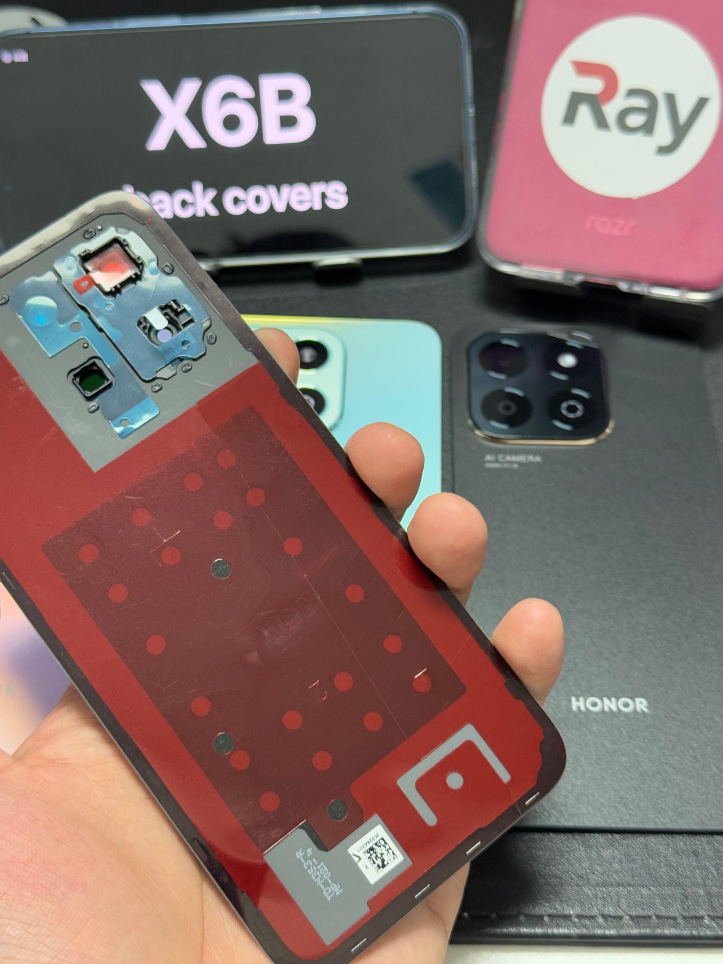 BACK COVER WITH CAMERA LENS HONOR X6B