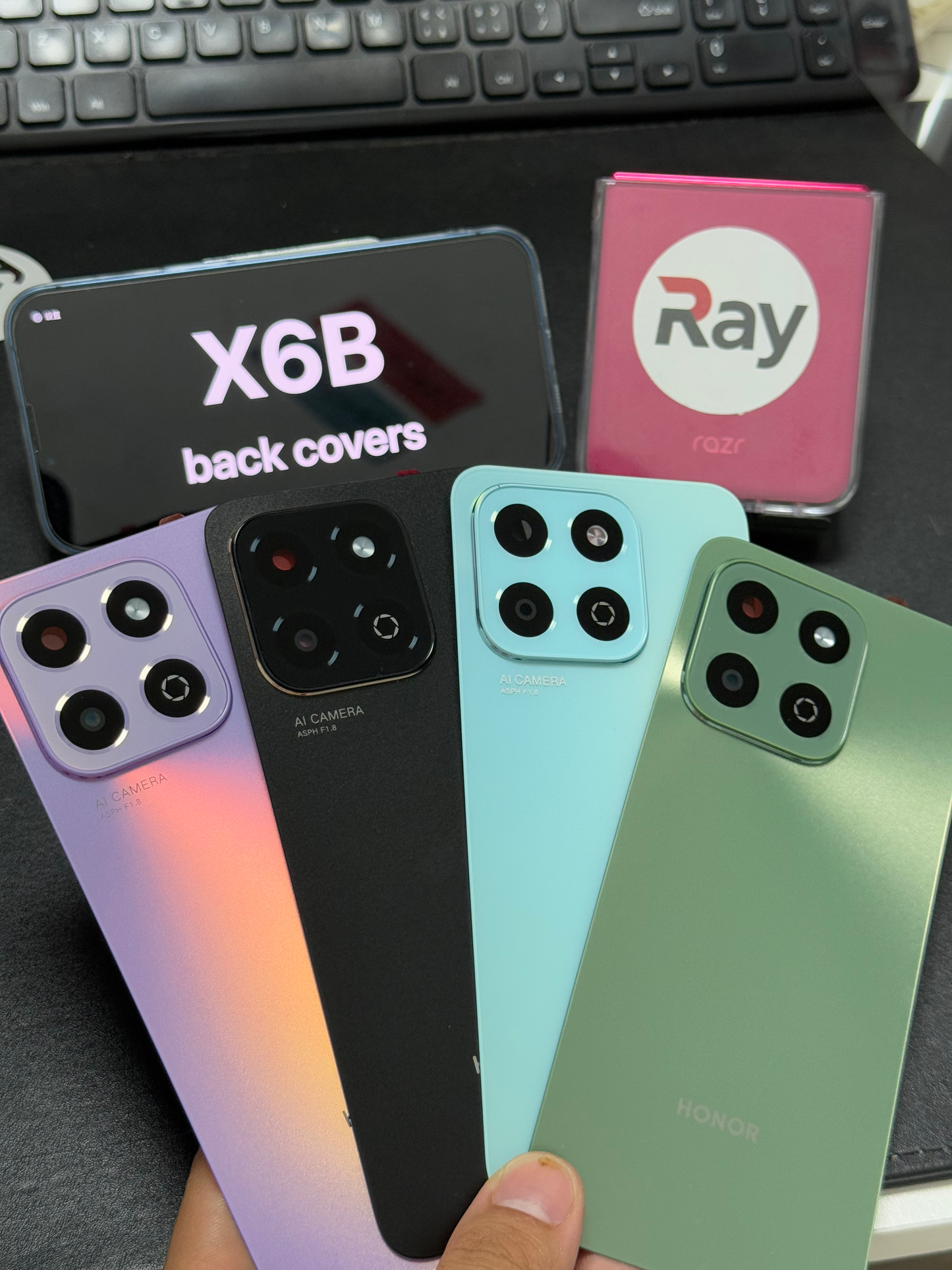 BACK COVER WITH CAMERA LENS HONOR X6B