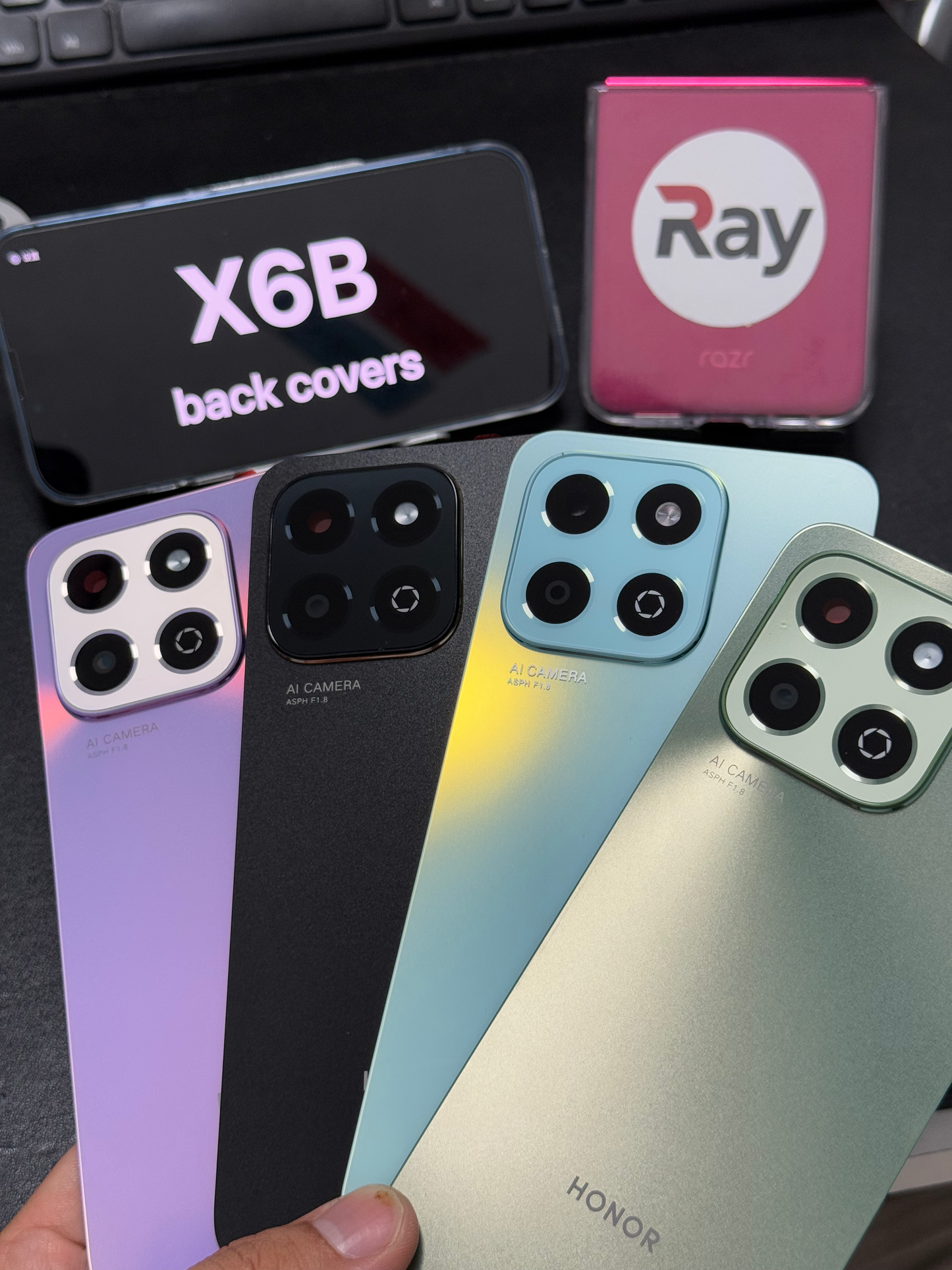 BACK COVER WITH CAMERA LENS HONOR X6B