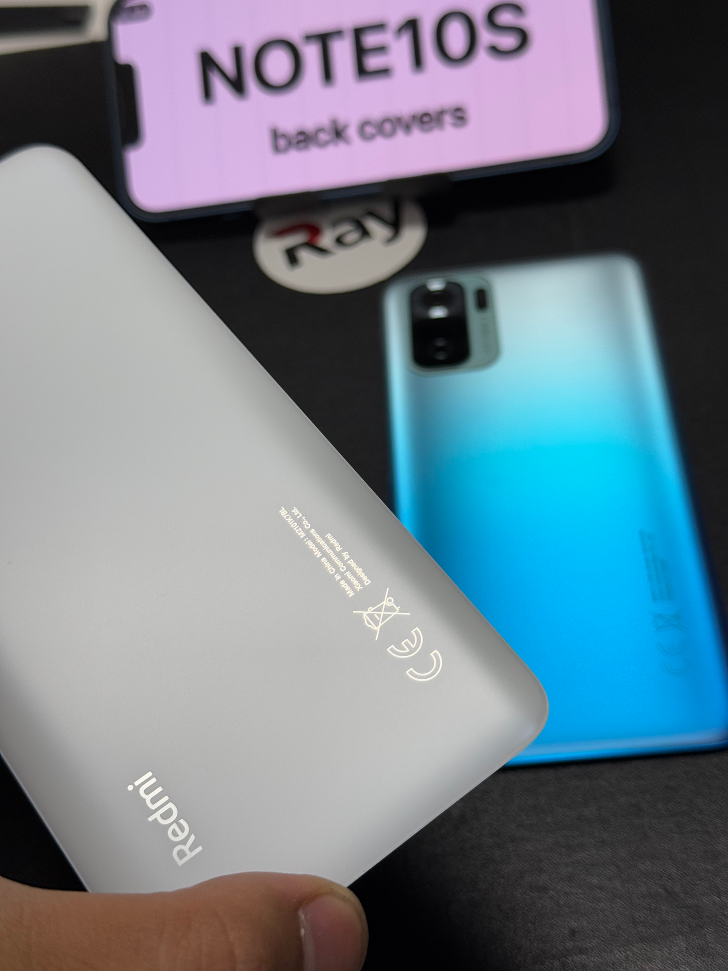 BACK COVER WITH CAMERA LENS REDMI NOTE 10S