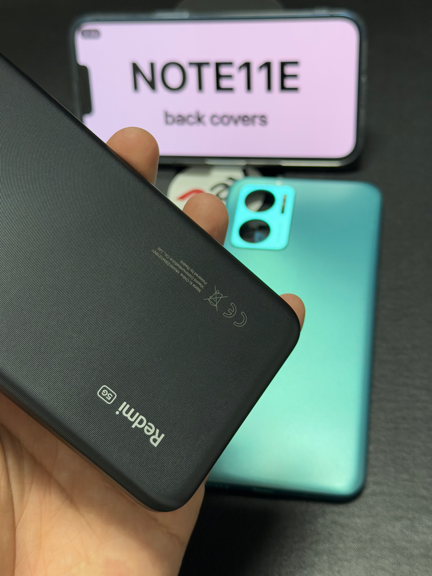 BACK COVER WITH CAMERA LENS REDMI NOTE 11E