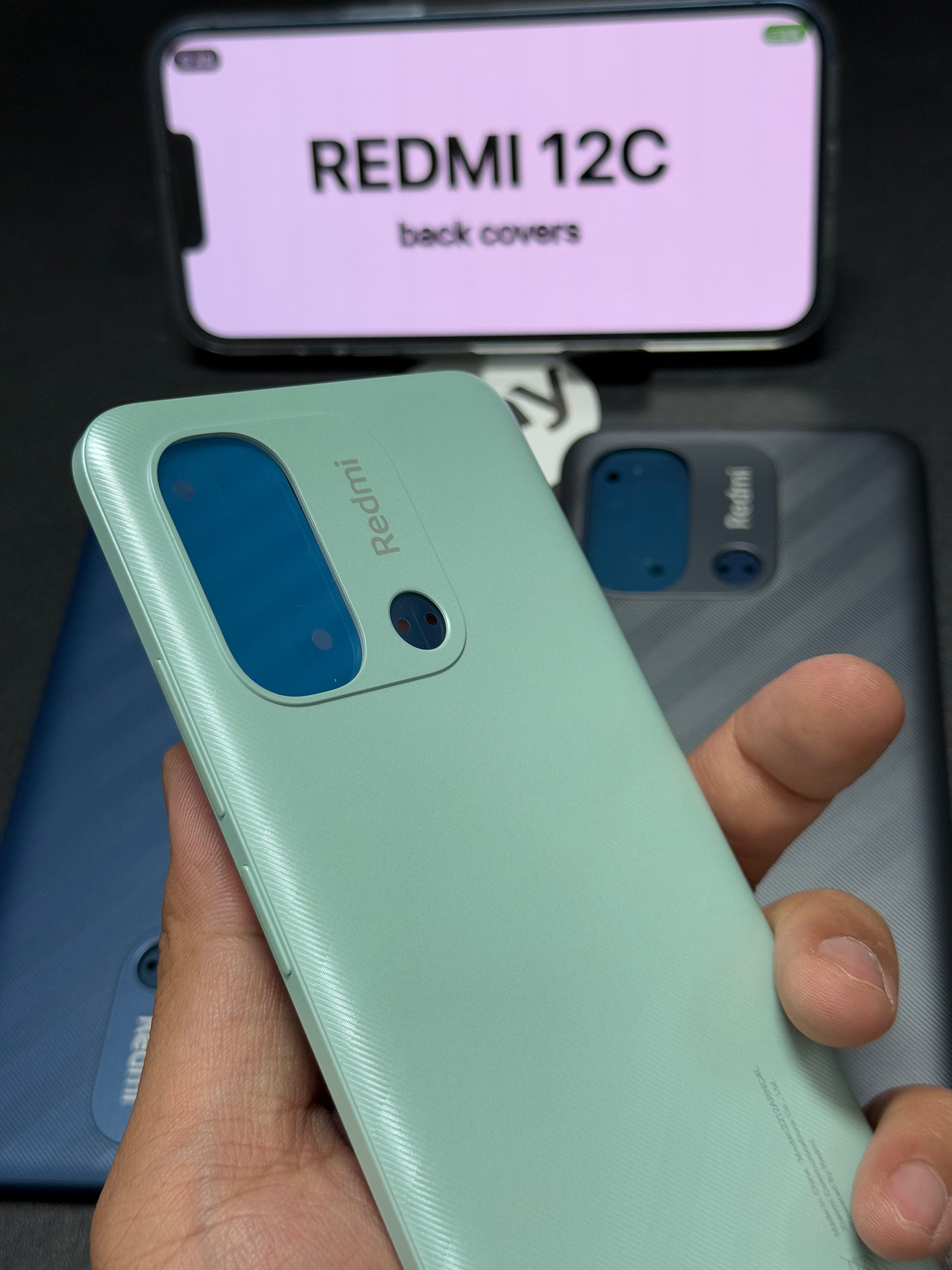 BACK COVER WITH CAMERA LENS REDMI 12C