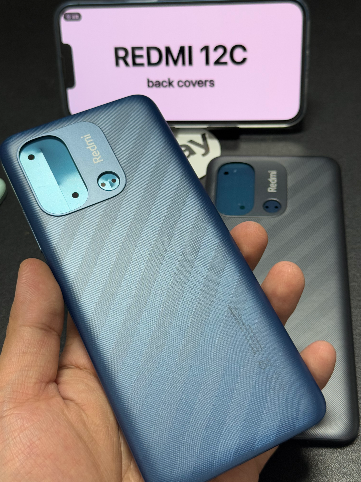 BACK COVER WITH CAMERA LENS REDMI 12C