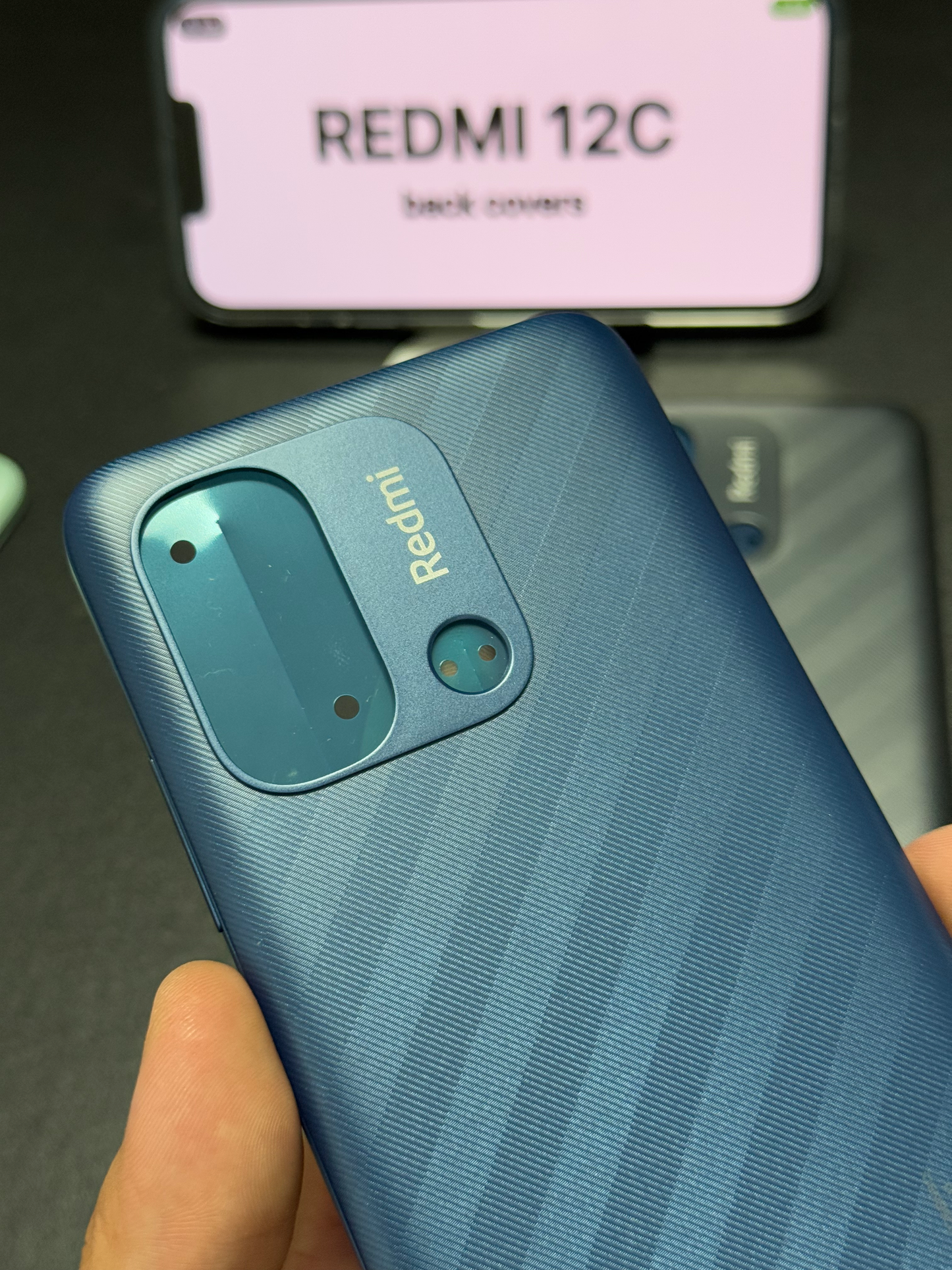 BACK COVER WITH CAMERA LENS REDMI 12C