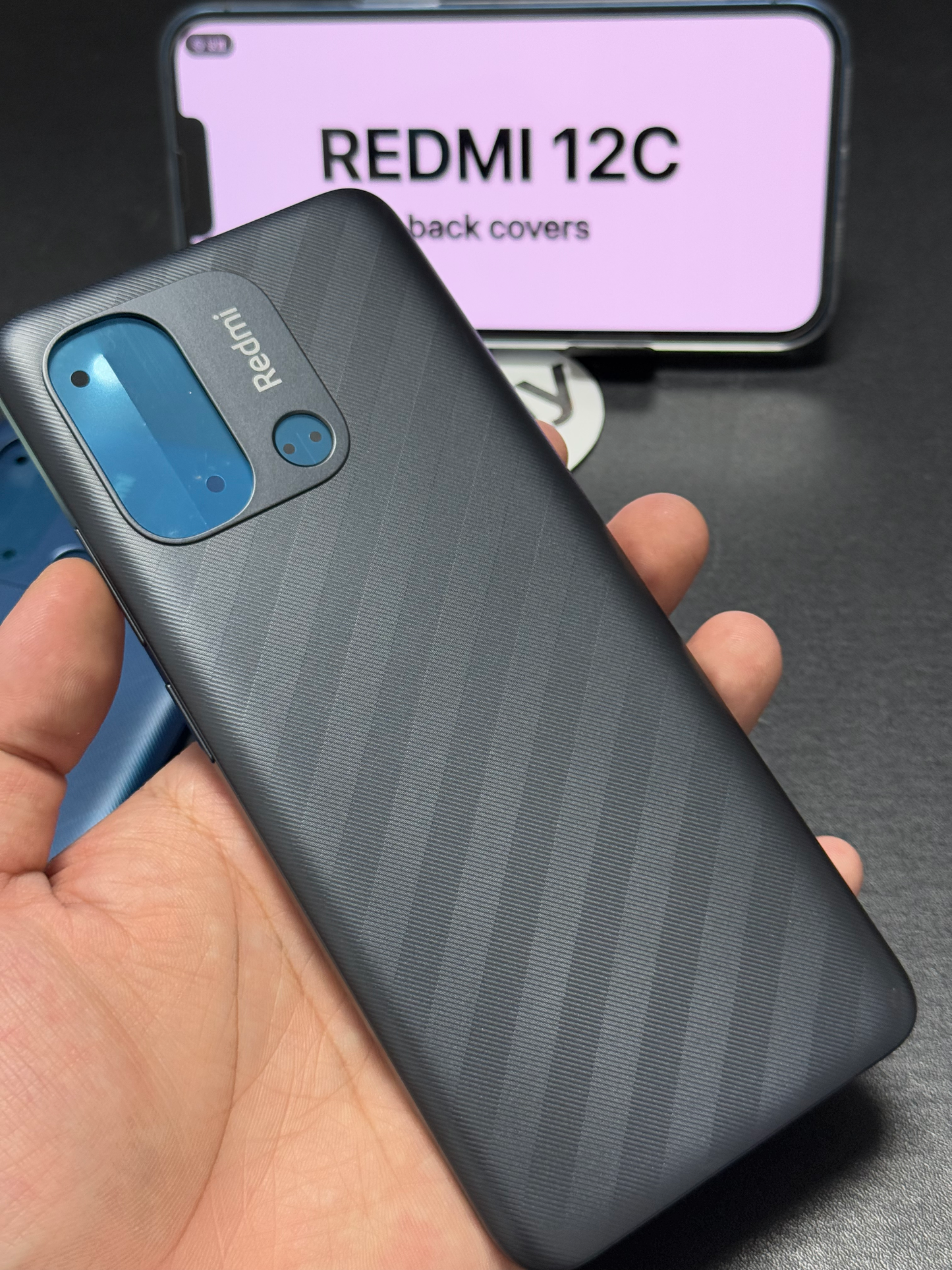 BACK COVER WITH CAMERA LENS REDMI 12C