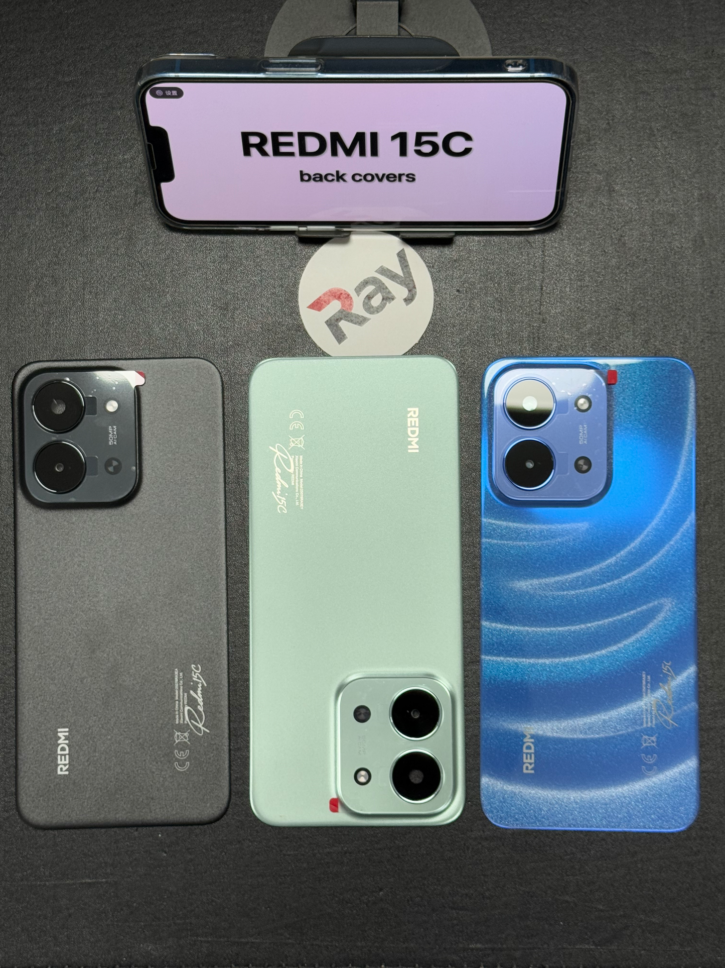 BACK COVER WITH CAMERA LENS REDMI 15C