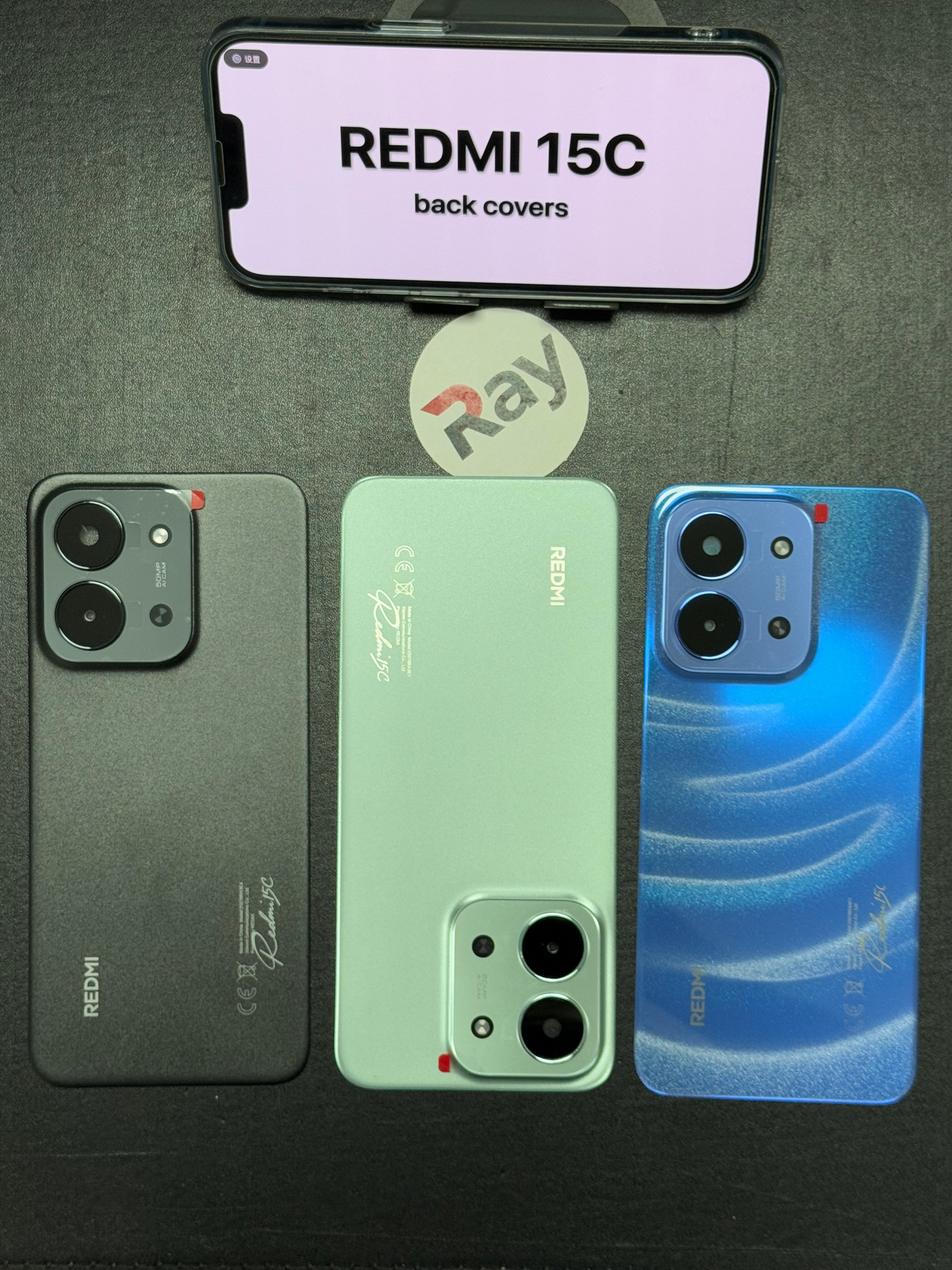 BACK COVER WITH CAMERA LENS REDMI 15C