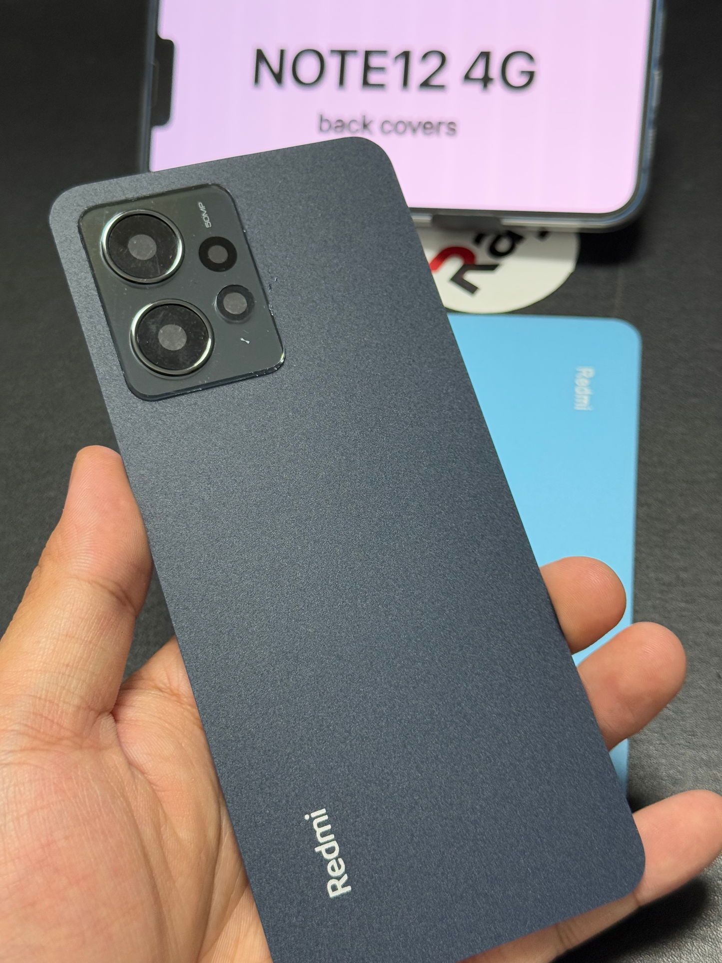 BACK COVER WITH CAMERA LENS REDMI NOTE12 4G
