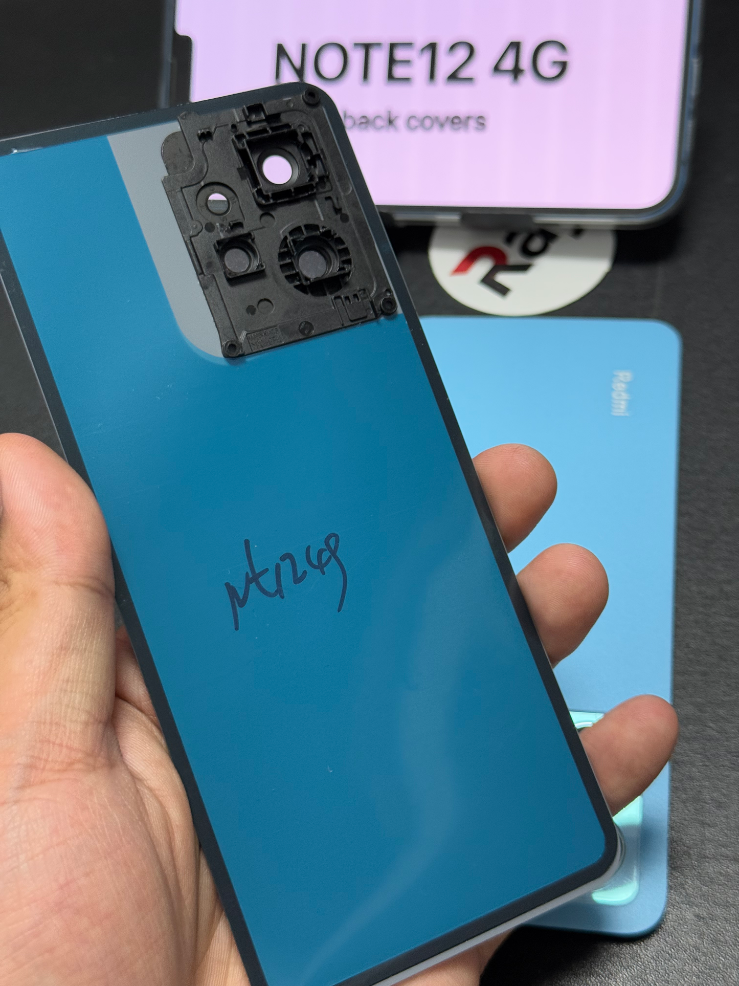 BACK COVER WITH CAMERA LENS REDMI NOTE12 4G