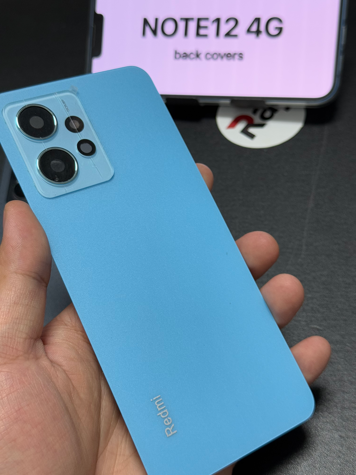 BACK COVER WITH CAMERA LENS REDMI NOTE12 4G