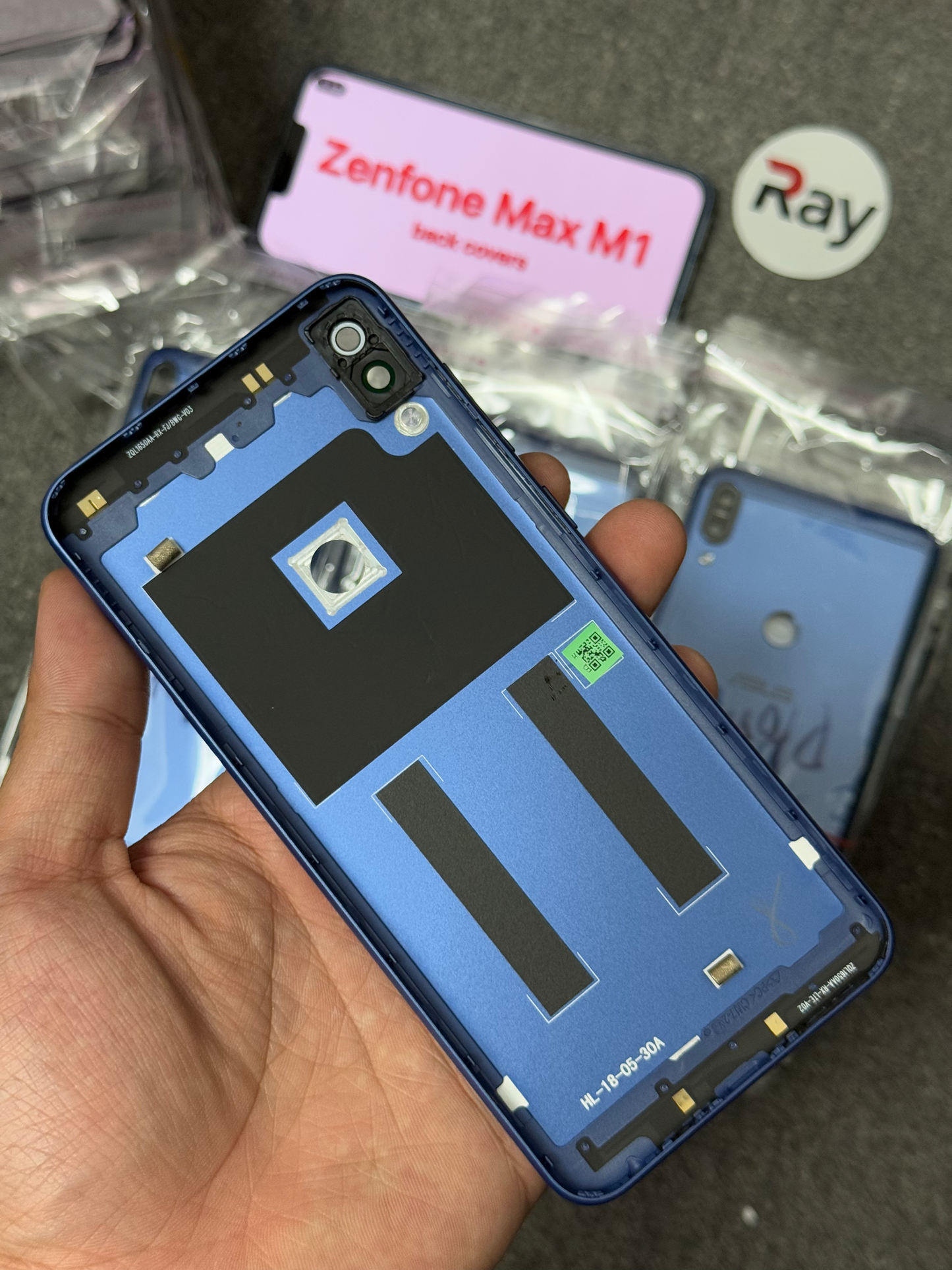 BACK COVER ASUS ZENFONE MAX M1 - Meteor Silver