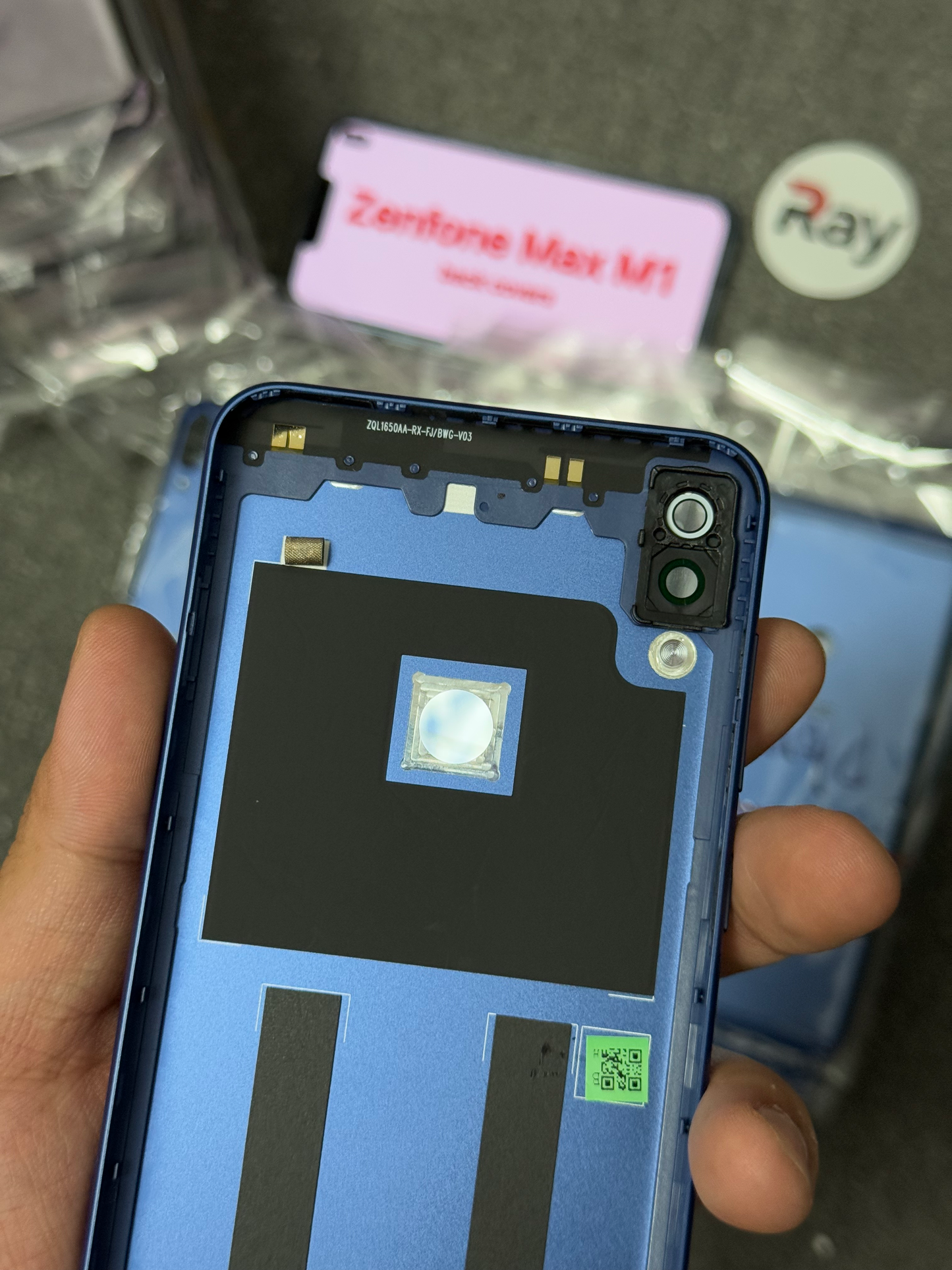 BACK COVER ASUS ZENFONE MAX M1 - Meteor Silver