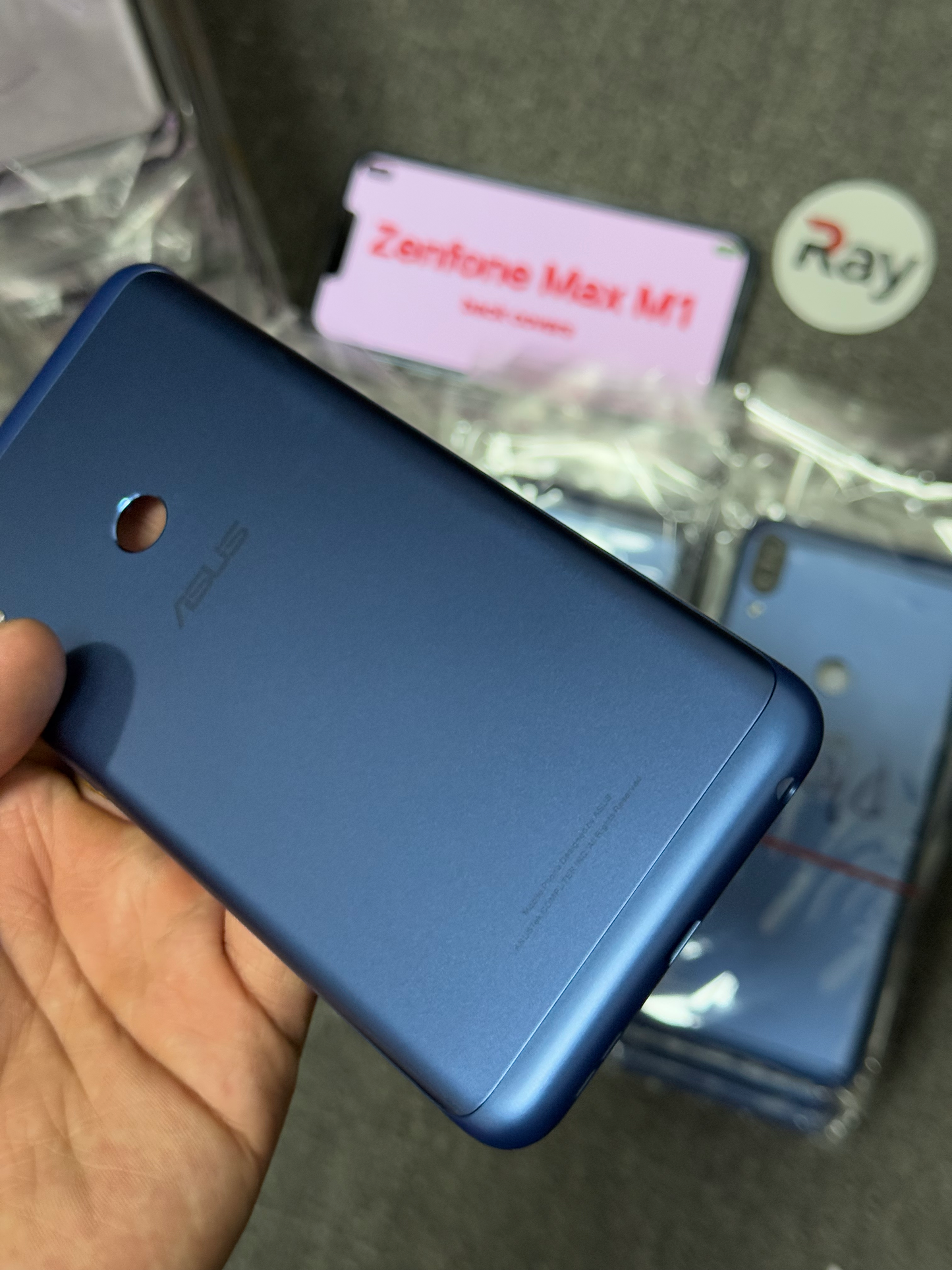 BACK COVER ASUS ZENFONE MAX M1 - Meteor Silver