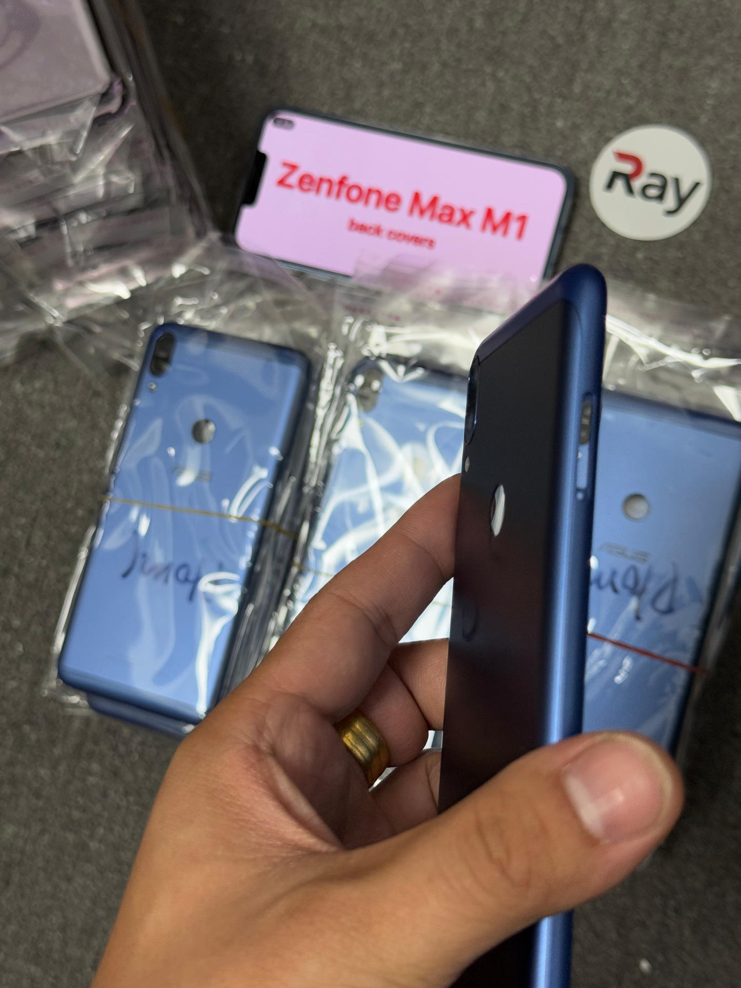 BACK COVER ASUS ZENFONE MAX M1 - Meteor Silver